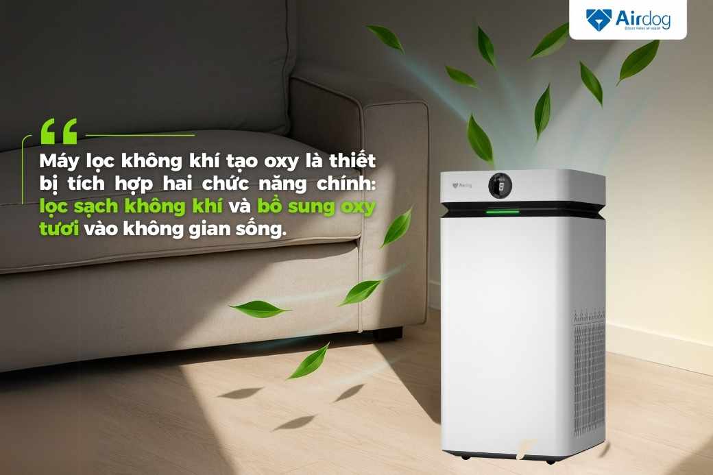 định nghĩa máy lọc không khí tạo oxy