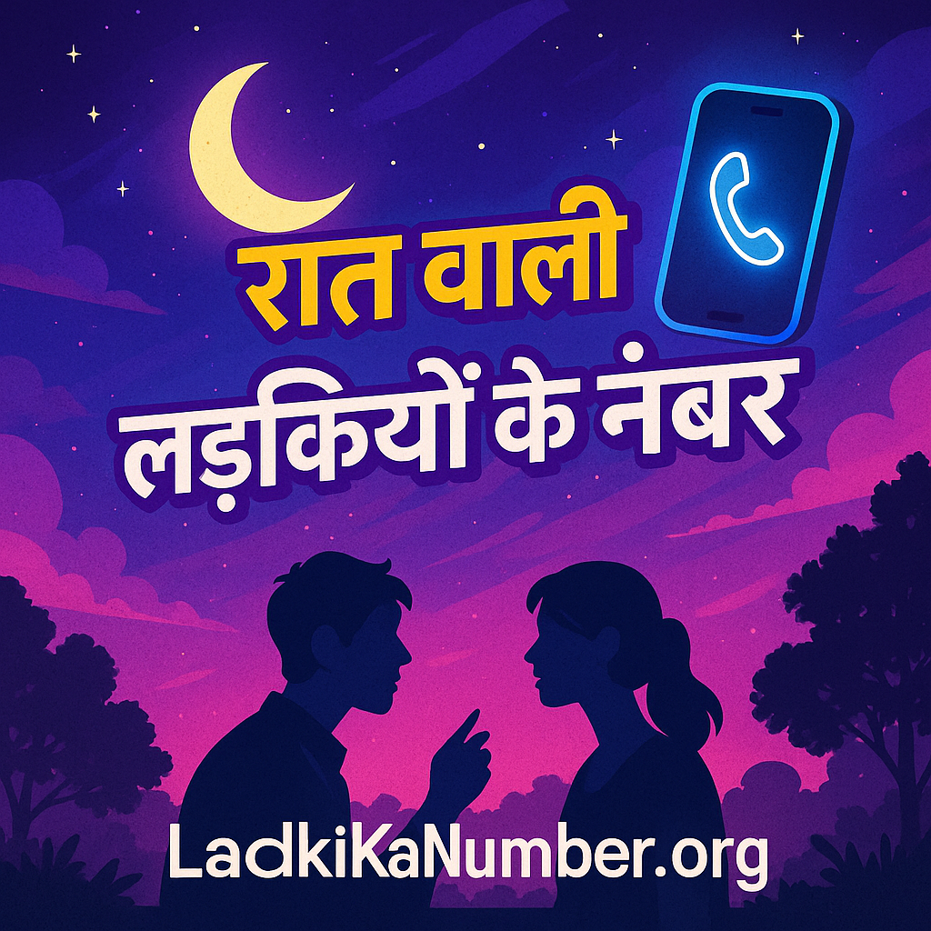रात वाली लड़कियों के नंबर: 24/7 घंटे करेंगी लड़कीयां आपसे बात
