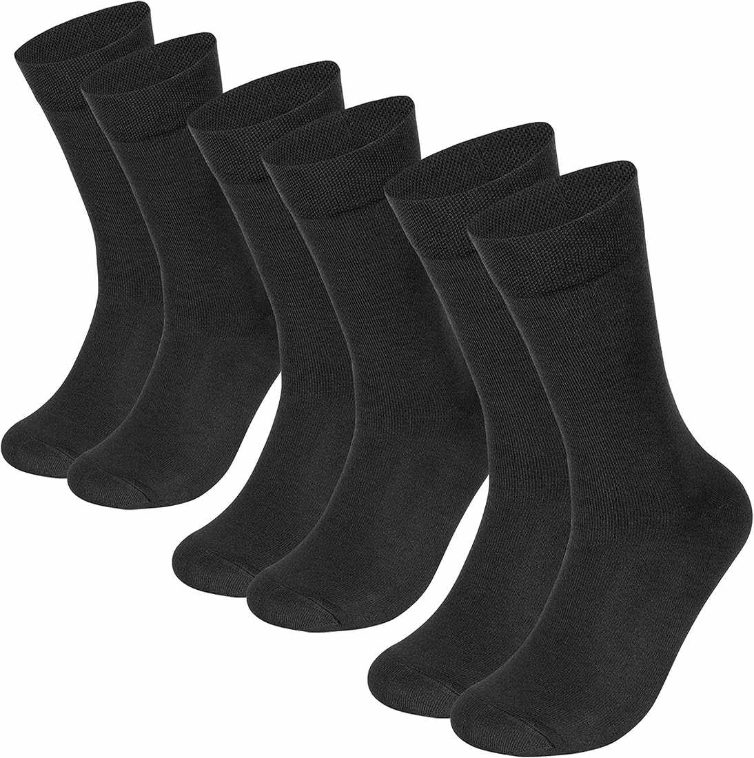 Supersox Calf Length Formal Office Socks for Man | Combed Cotton | Breathable, Moisture Absorbent & Anti-Odor | Free Size | Pack of 3