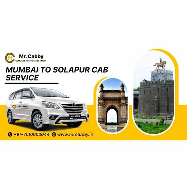 Mumbai to Solapur Cab Service with Mr. Cabby