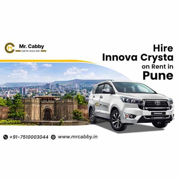Hire Innova Crysta on Rent in Pune by Affordable & Comfortable Travel with Mr. Cabby