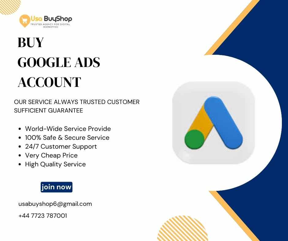 Buy Google Ads Accounts - Trusted Provider