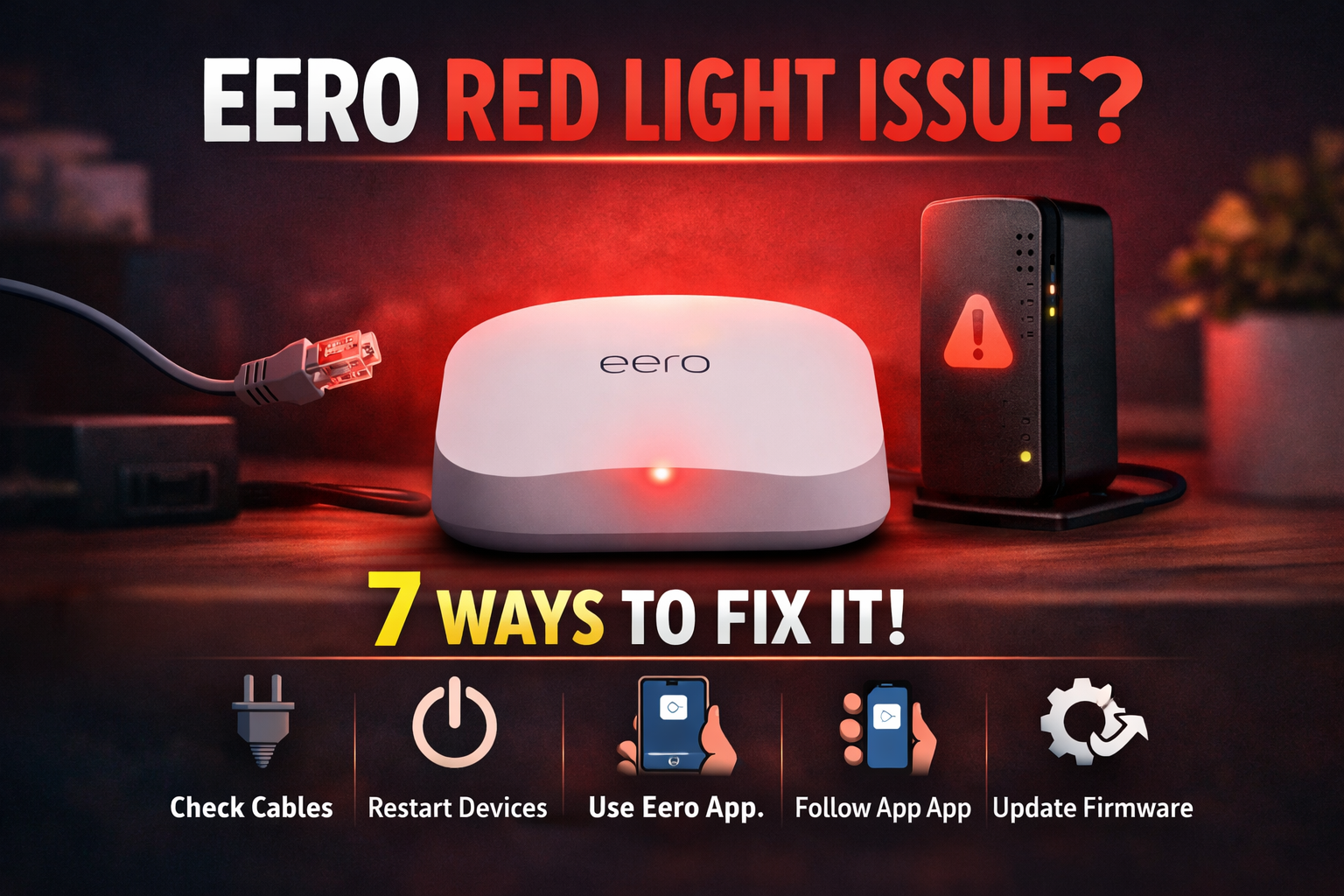 Eero Red Light Issue - Ultimate Ways to Fix The Issue