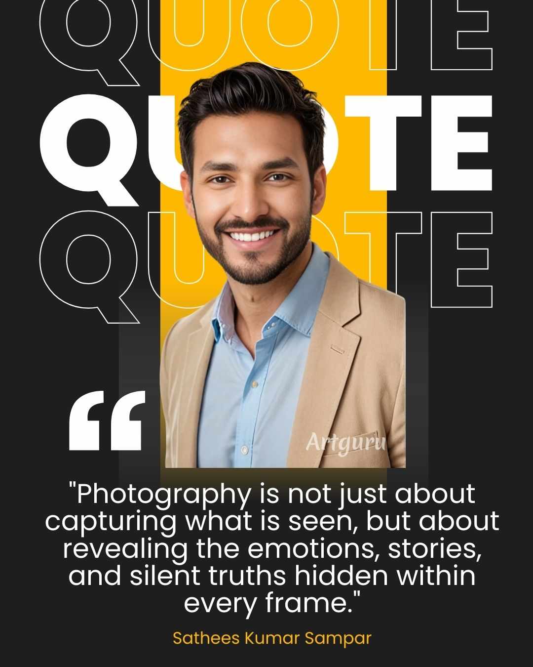 Sathees Kumar SAMPAR personal appointments inspire photography vision