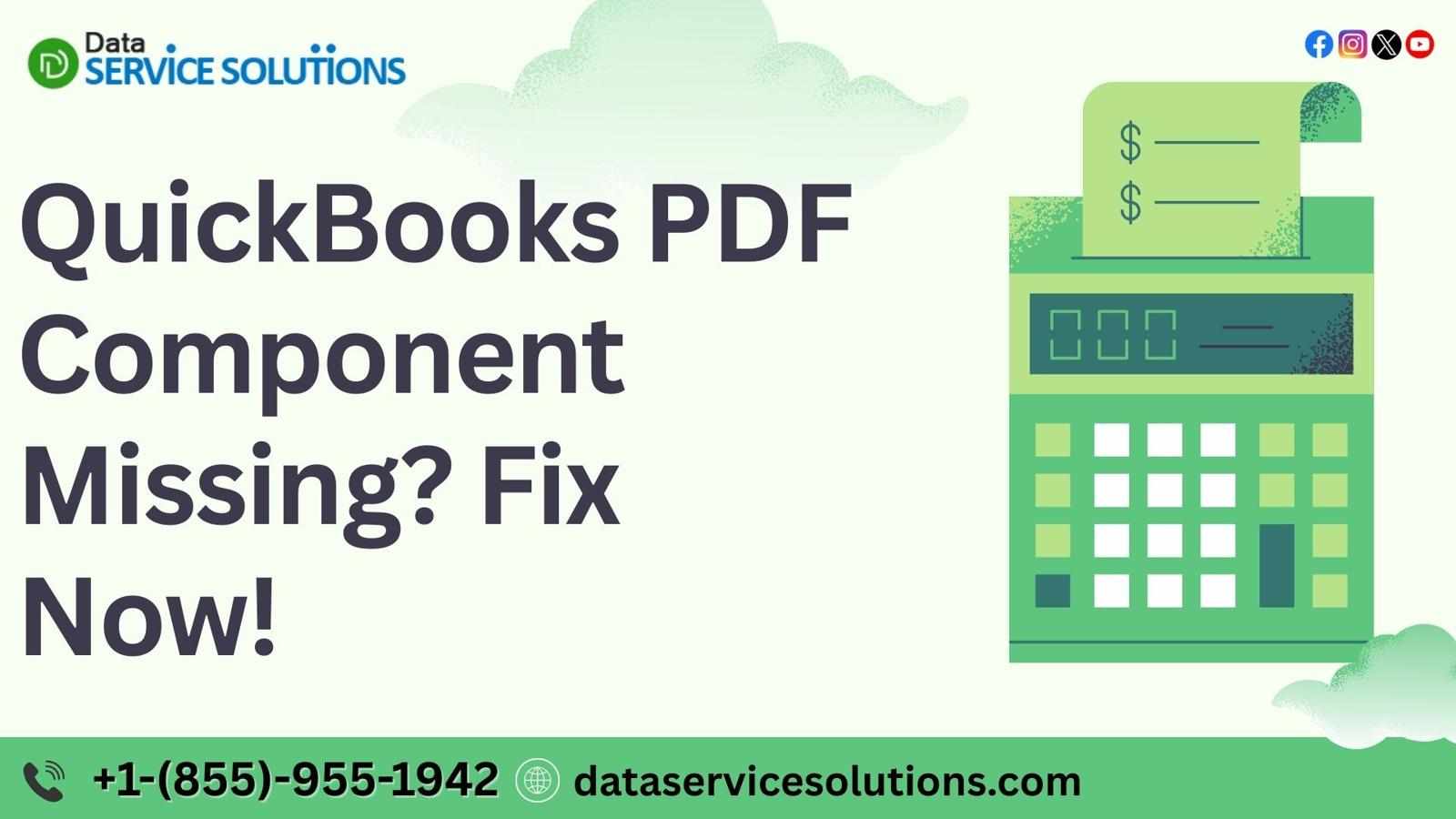 QuickBooks Missing PDF Component Fix: Stop Struggling and Start Printing Instantly