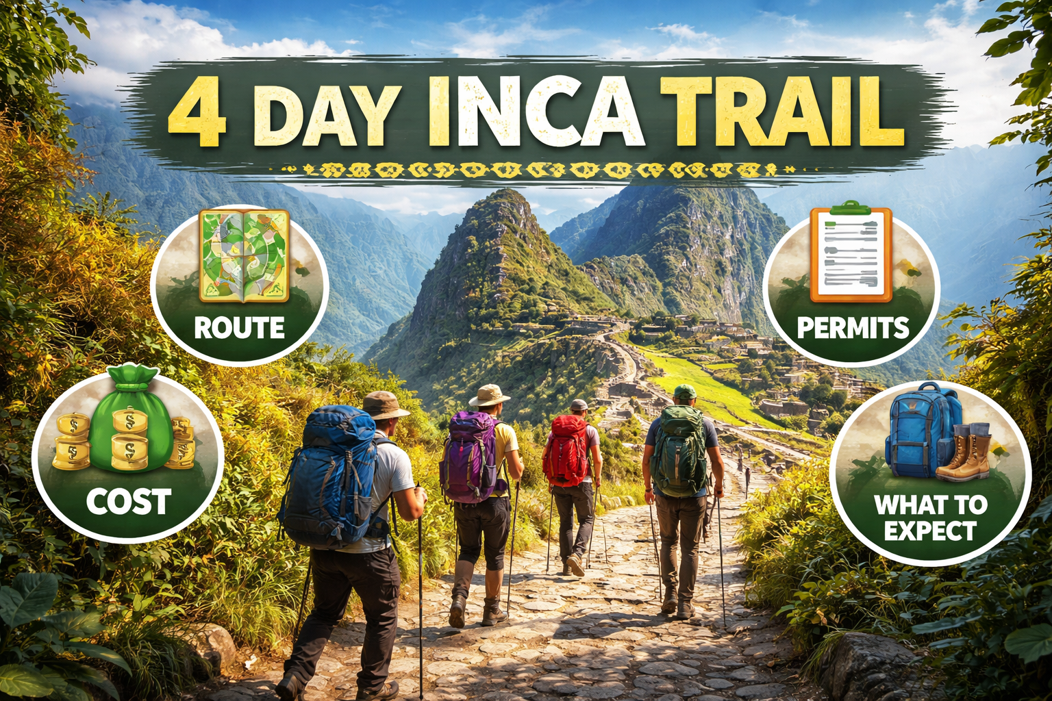 4 Day Inca Trail Trek: Route, Cost, Permits & What to Expect