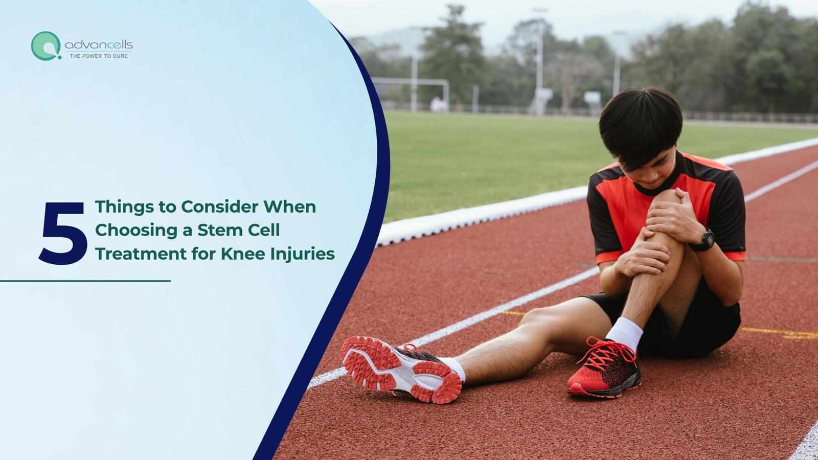 When choosing a Stem Cell Treatment for Knee Injuries