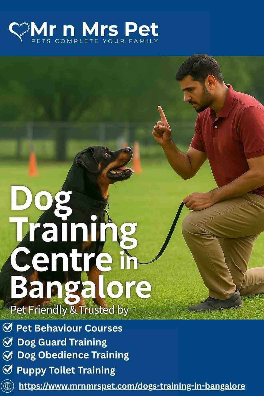 Dog Training Centre in Bangalore