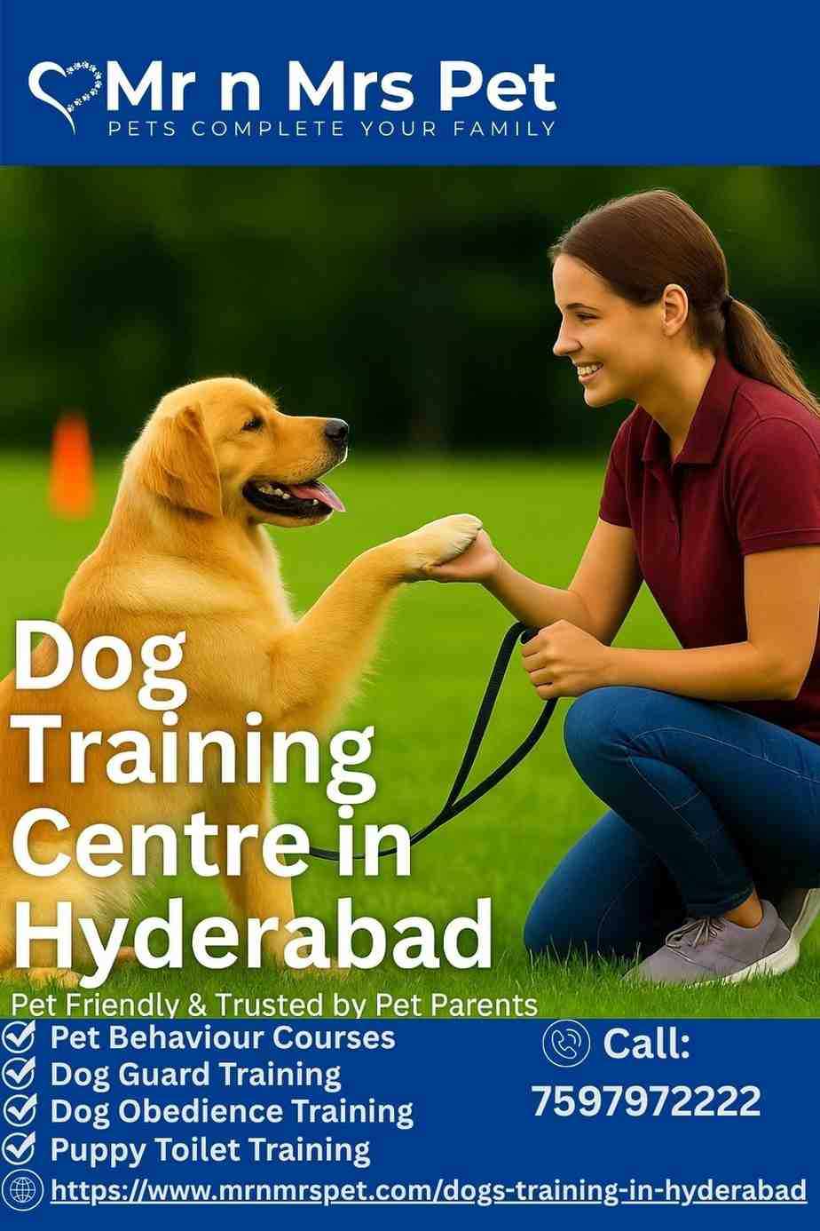 Dog Training Centre in Hyderabad