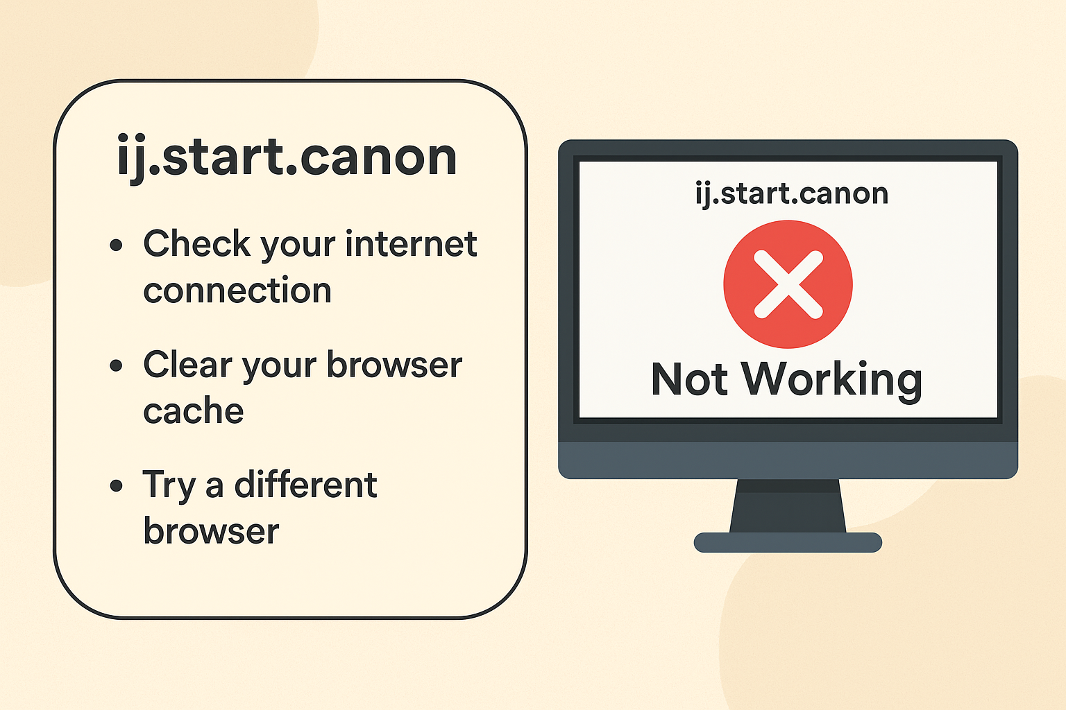 Ij.start.canon Not Working? Here’s What to Do