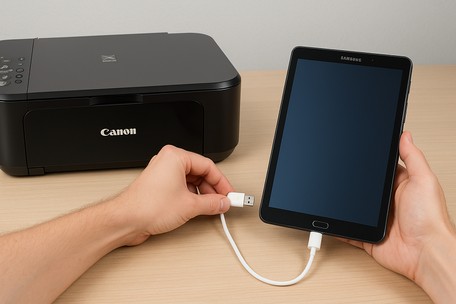 How to Connect Canon Printer to Samsung Tablet Easily?