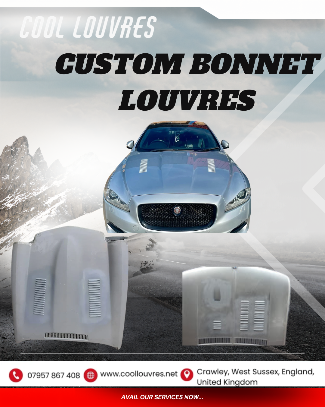 Custom Bonnet Louvres UK: Style, Performance & Practicality