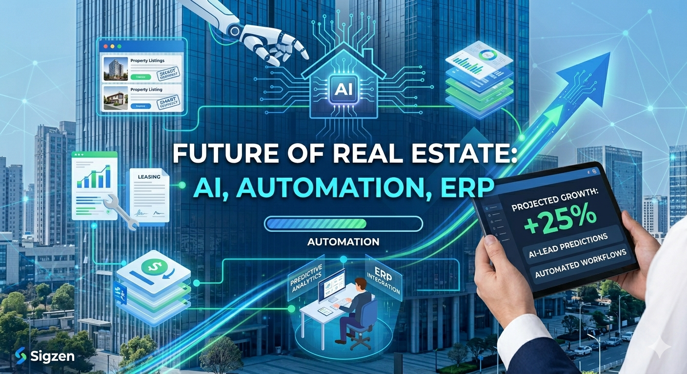 Future of Real Estate: AI, Automation, and ERP Software for Real Estate Industry Growth