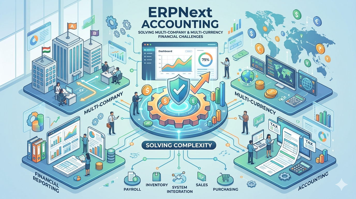 ERPNext Accounting: Solving Multi-Company and Multi-Currency Financial Challenges