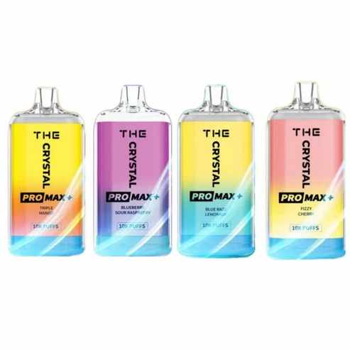 Crystal Pro Max + 10000 Box of 10 – Wholesale Vape with Bulk Value
