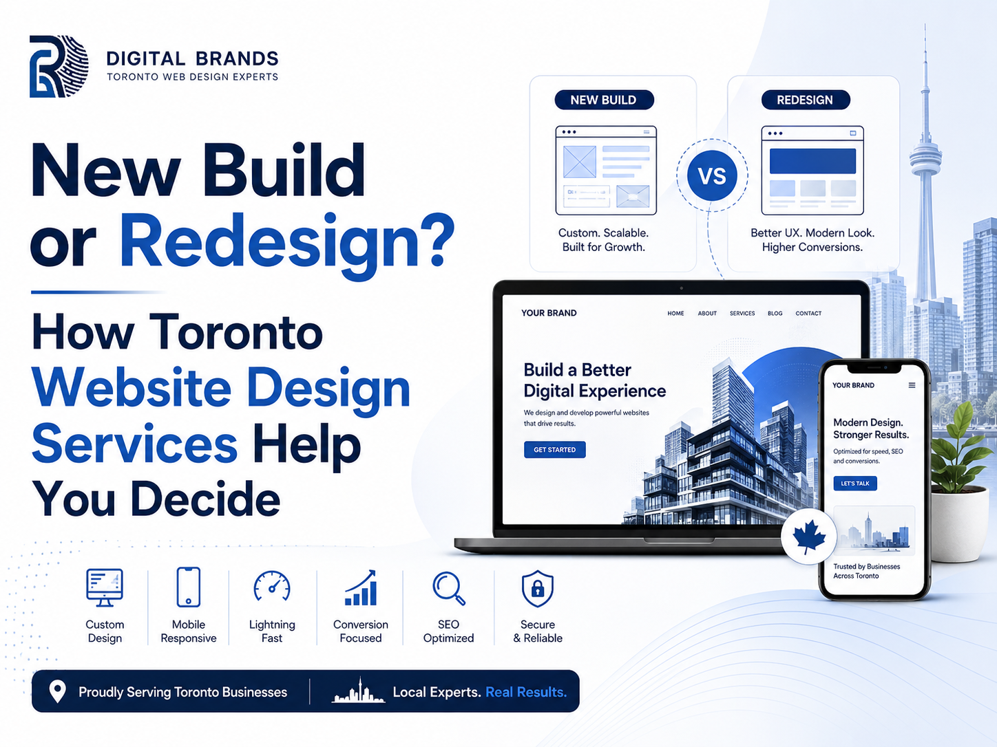 New Build or Redesign? How Toronto Website Design Services Help You Decide