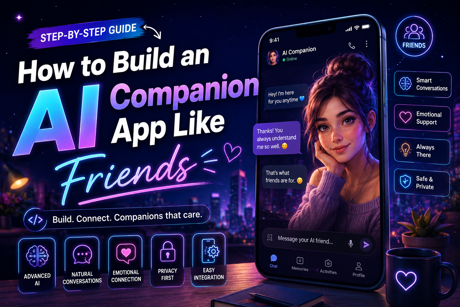 AI Companion App Development: Features, Cost & Business Model in 2026