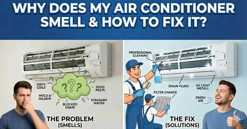 Why Does My Air Conditioner Smell and How to Fix It?