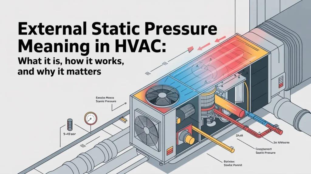 External Static Pressure Meaning in HVAC: What It Is, How It Works, and Why It Matters