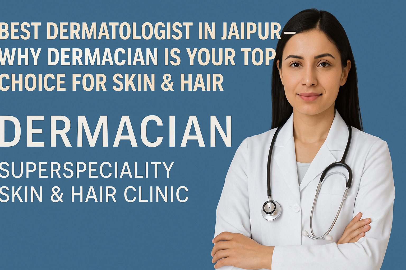 Best Dermatologist in Jaipur — Why Dermacian is Your Top Choice for Skin & Hair