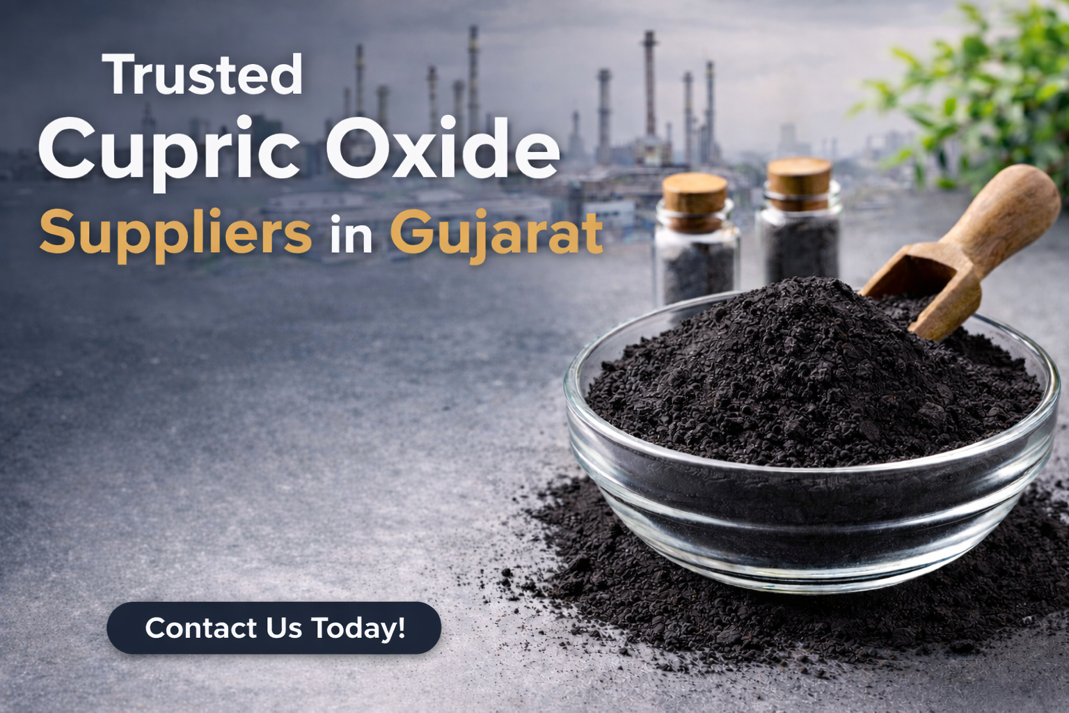 Trusted Cupric Oxide Suppliers in Gujarat for High-Quality Industrial Materials | Swati Innovatives