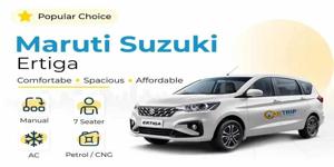 Ertiga on Rent in Ahmedabad – Affordable and Comfortable Travel with Cab Trip Travel