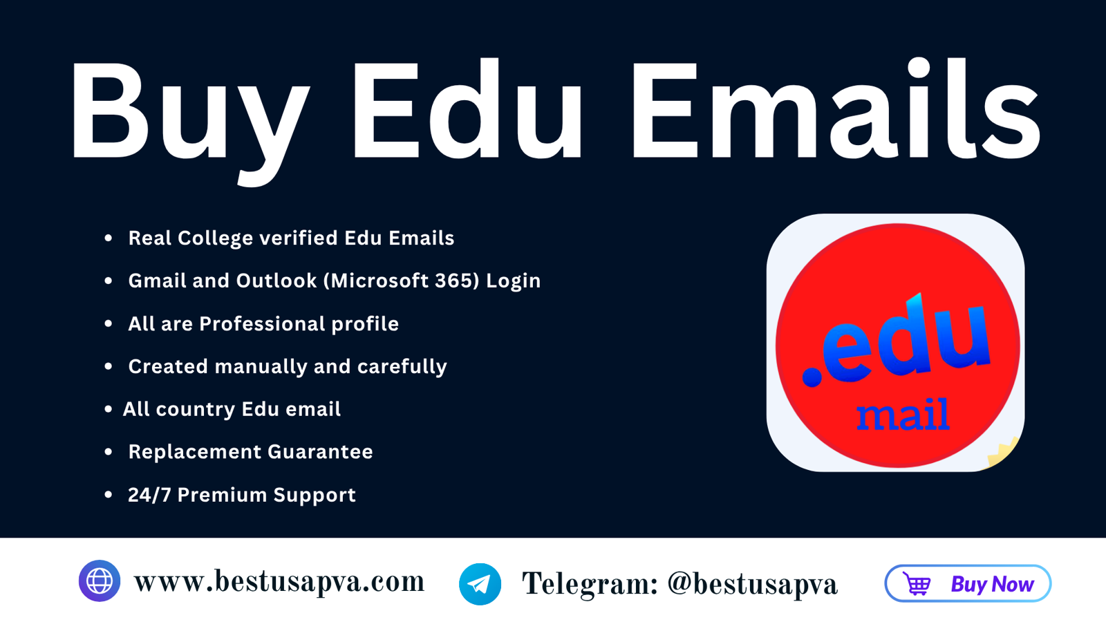 Buy Edu Emails — 100% Safe, USA, UK Amazon Working, and Instant Delivery