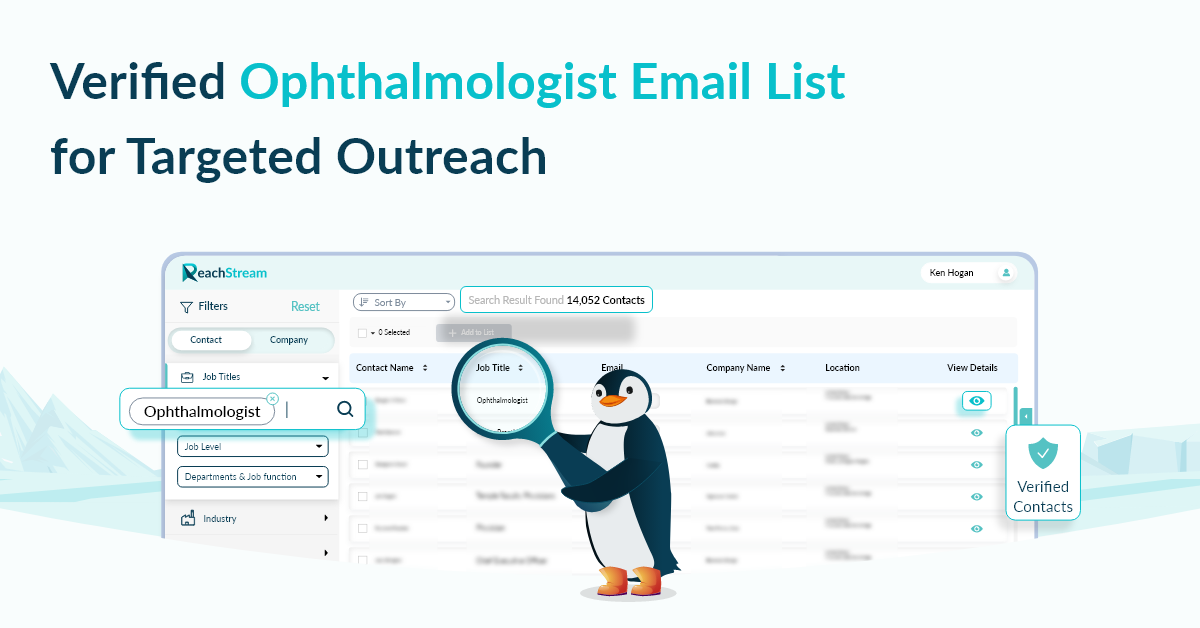 Ophthalmologist Email List for Effective Marketing