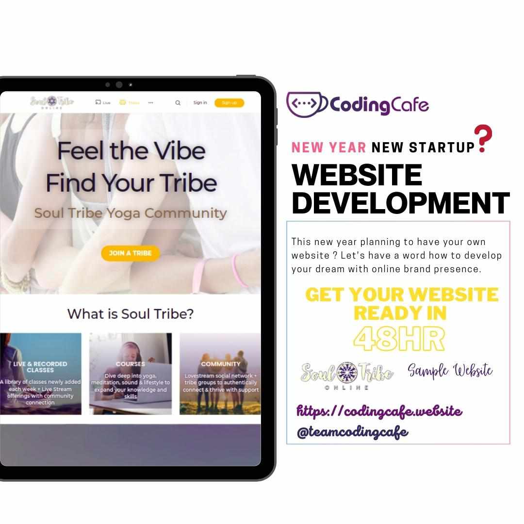 Get your WEBSITE ready in 48 Hrs.