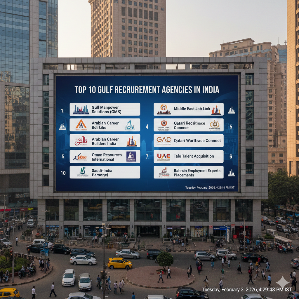 Top 10 Gulf Recruitment Agencies in India