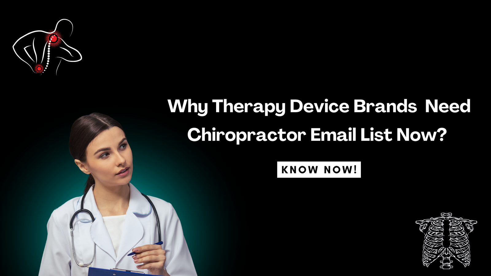 Why Therapy Device Brands Need Chiropractor Email List Now?