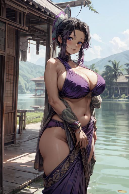 Lactating Mohini stuck in horny male island