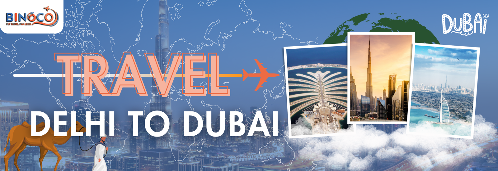 Smooth Skies Ahead: Your Complete Guide to Delhi to Dubai Flights with Binoco