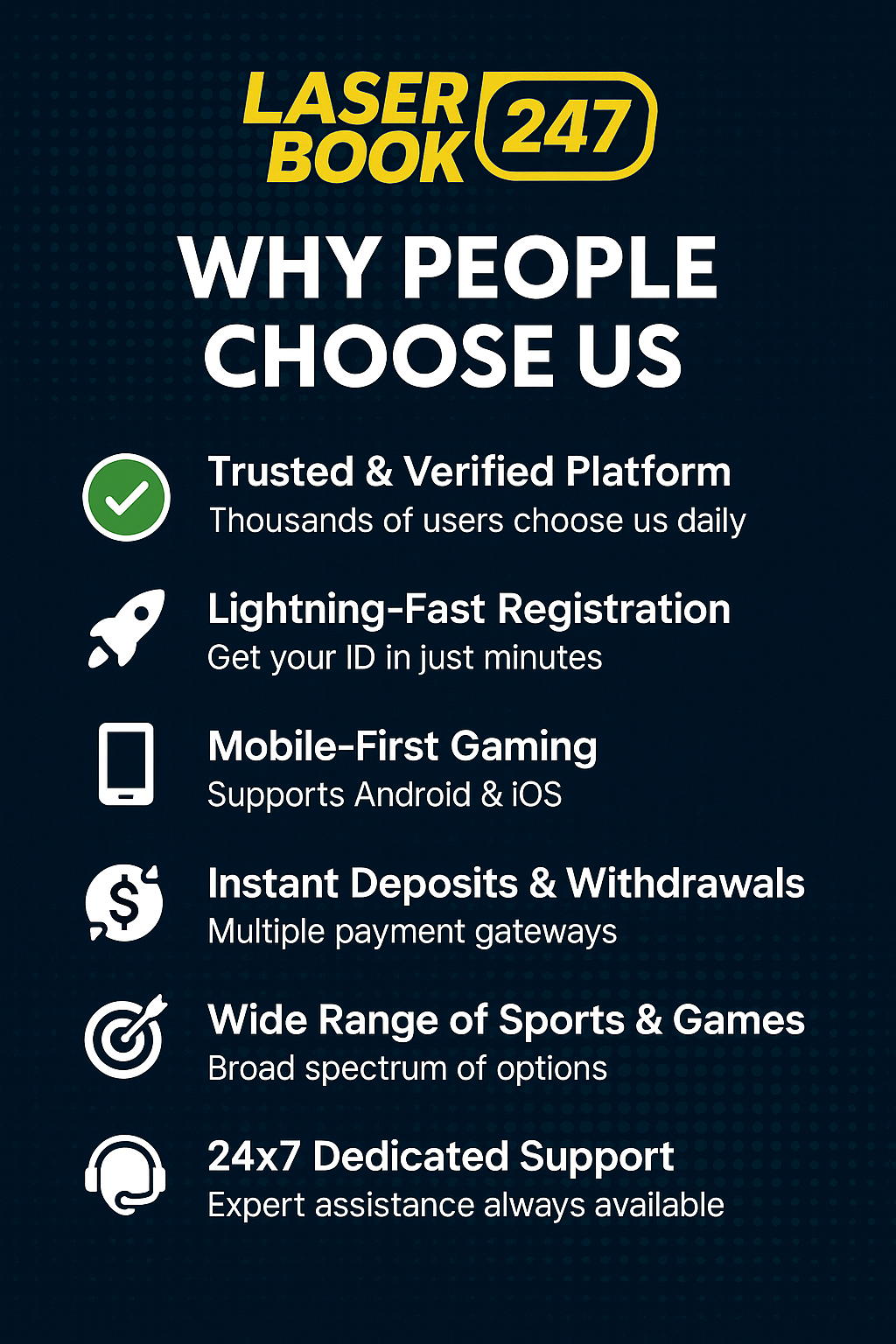 Why Choose Laser Book 247? Why People Love Us