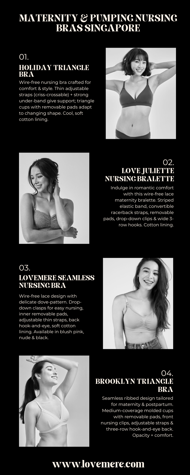 Only Lovemere Delivers the Quality in Maternity Bras