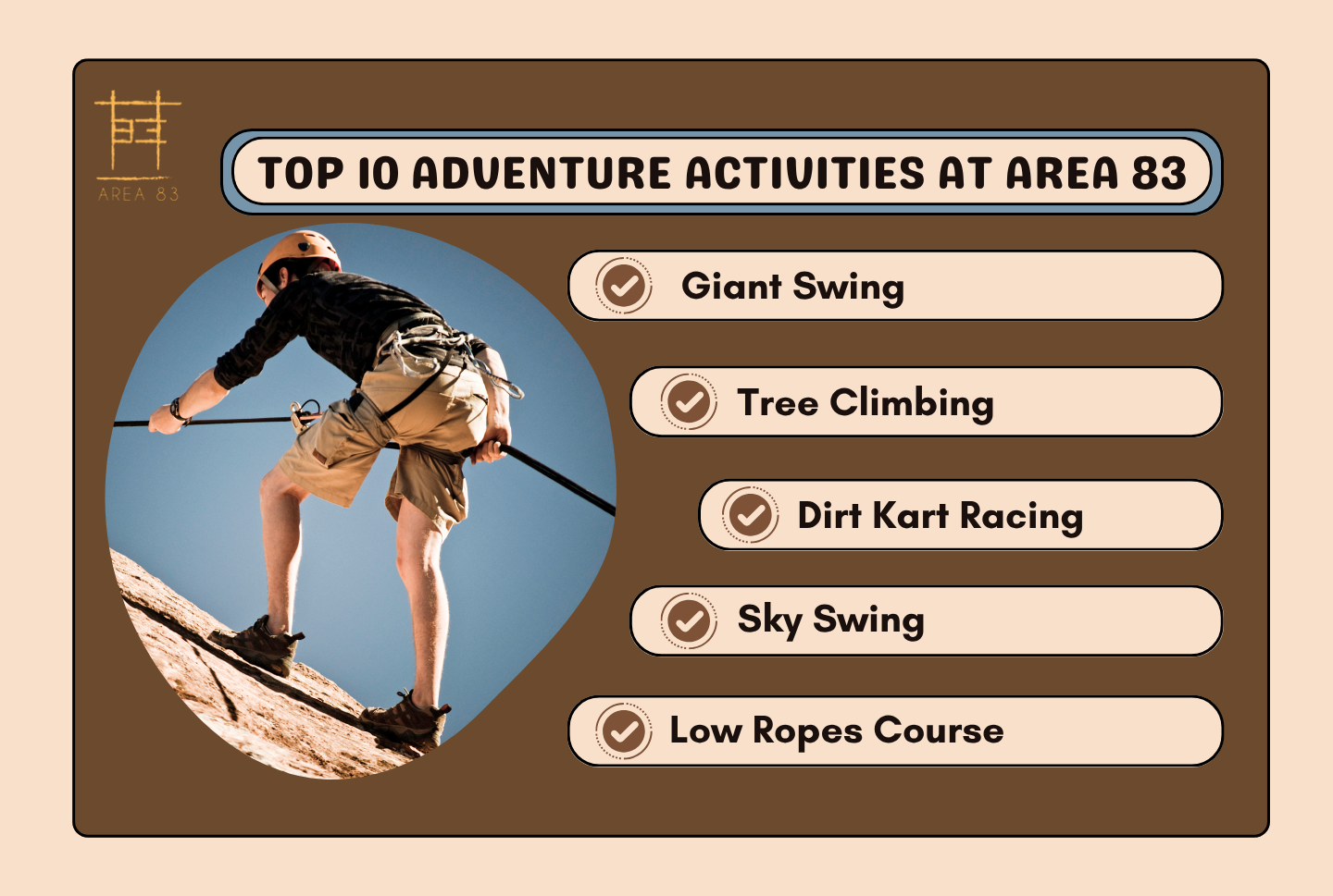 Top 10 Adventure Activities at Area 83 for All Ages