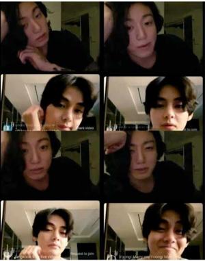 Taekook Instagram live
