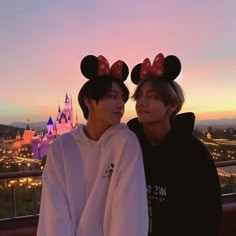 Taekook in Disneyland