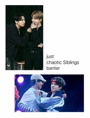Siblings banter