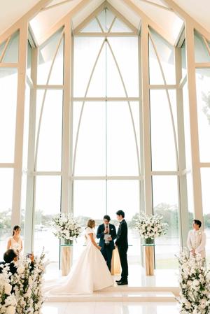 Saga's Christian wedding