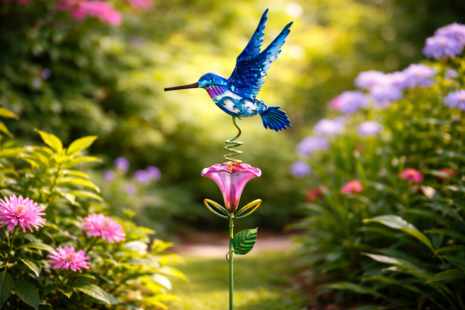 How Hummingbird Hand Painted Metal Yard Art Adds Life, Color, and Meaning to Your Garden?