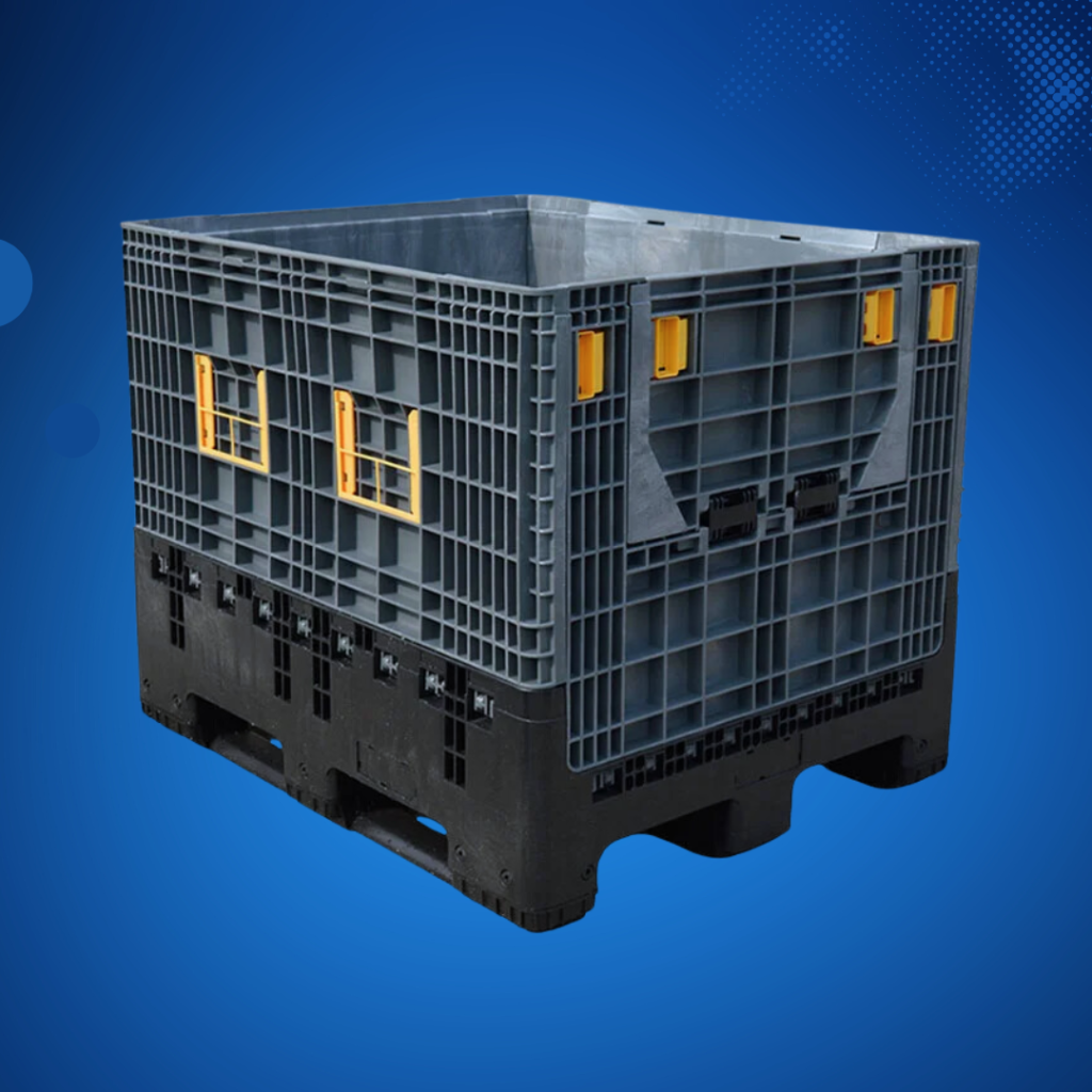 Solid Collapsible Pallet Container Uses in UK Logistics.