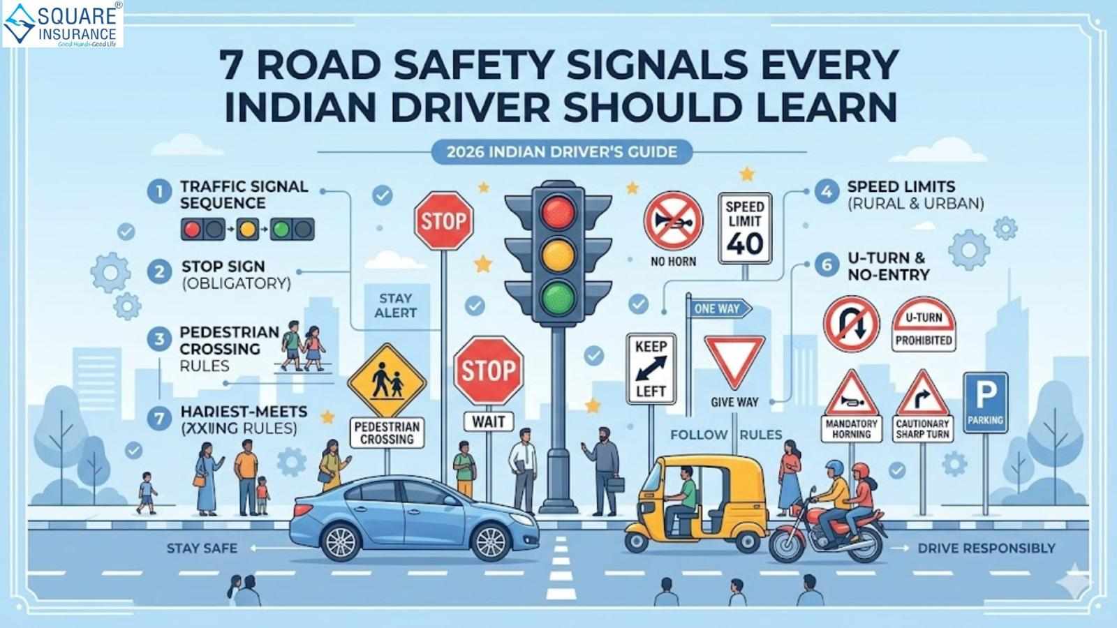 7 Road Safety Signals Every Indian Driver Should Learn