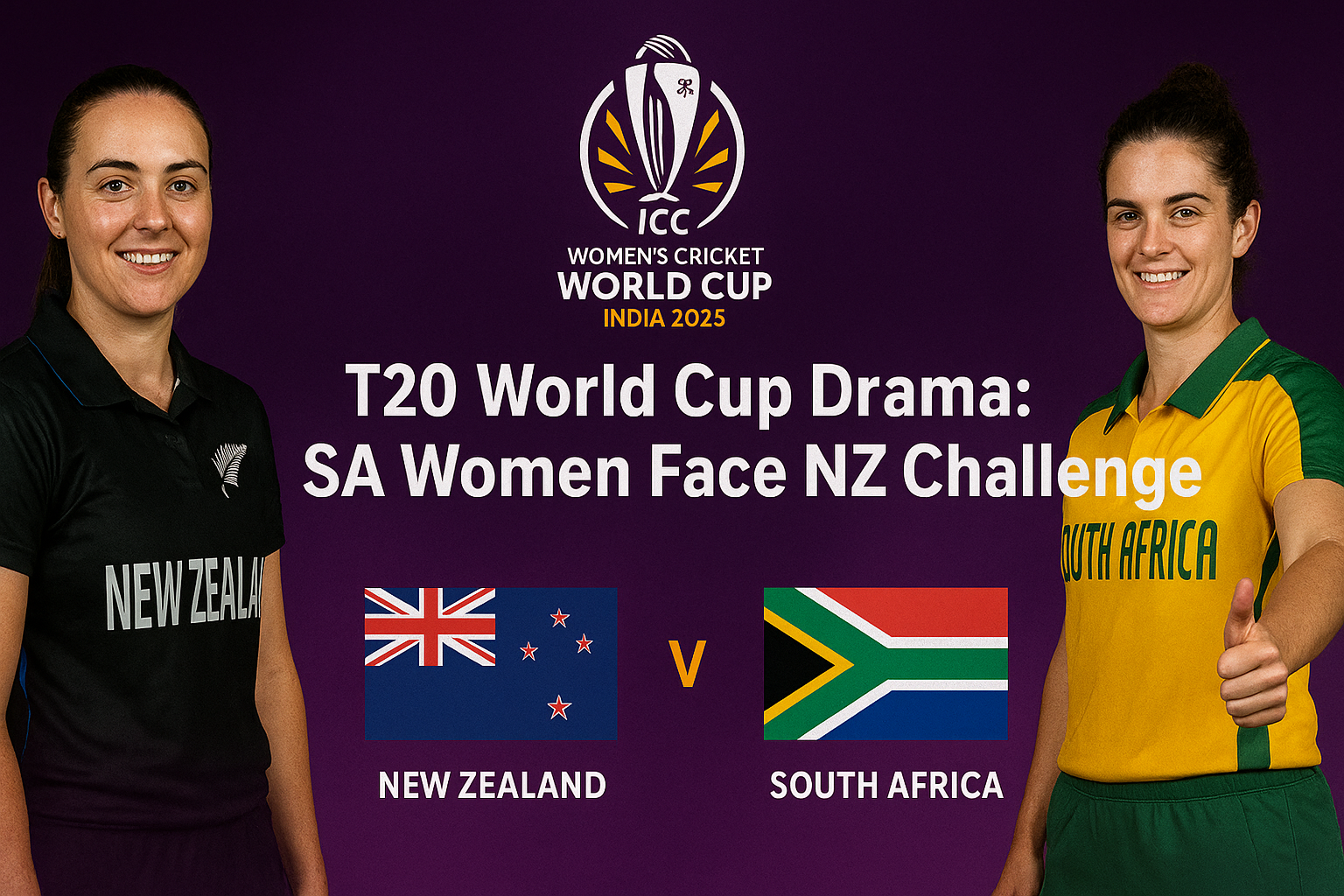 T20 World Cup Drama: SA Women Face NZ Challenge