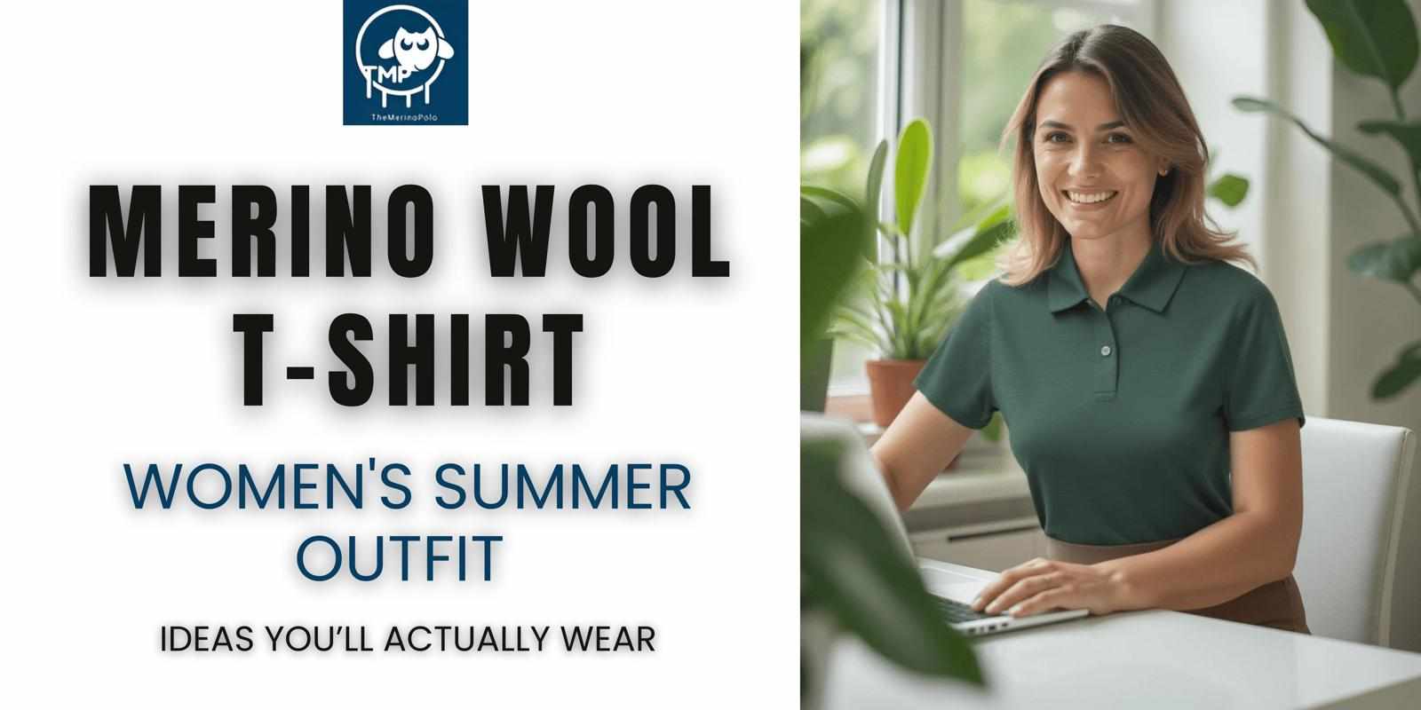 Merino Wool T Shirt Women's Summer Outfit Ideas You’ll Actually Wear