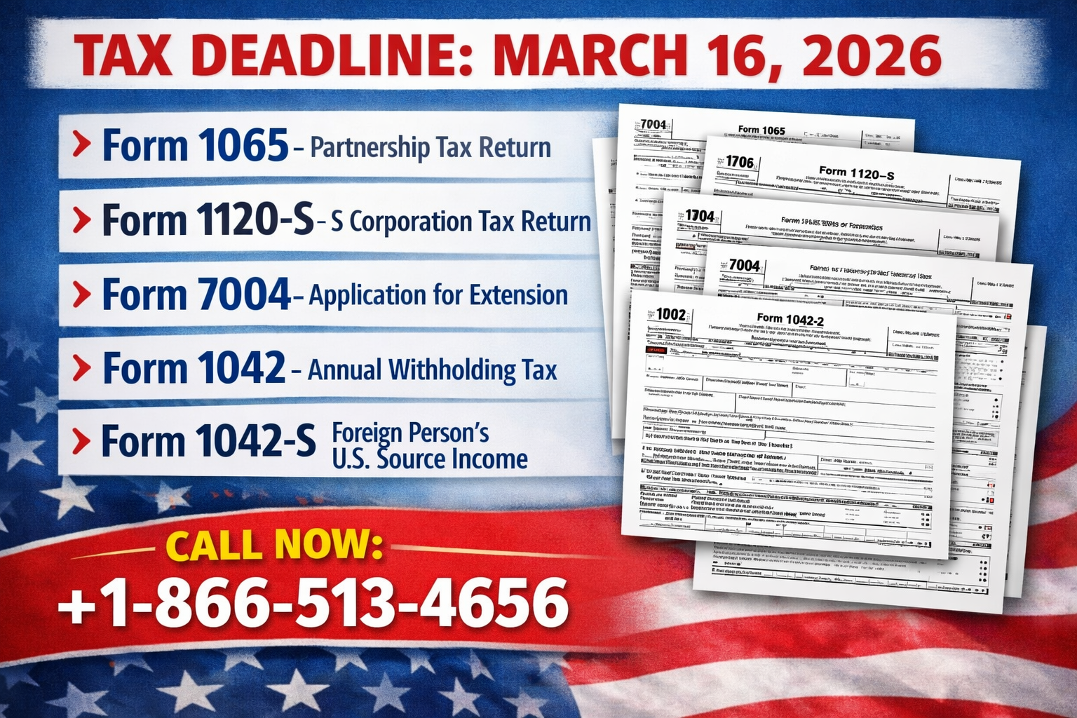 Form 1120-S S-Corp Tax Return | Deadline March 16, 202