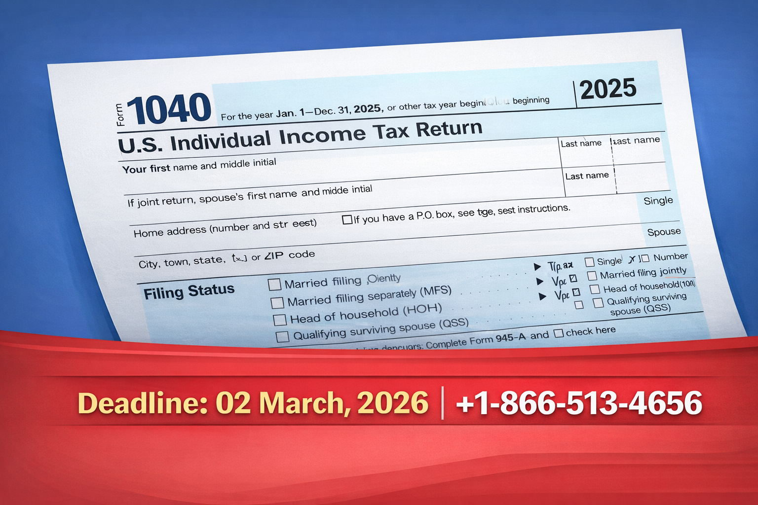 Form 1040 Deadline 10 February 2026 | Avoid Tax Stress