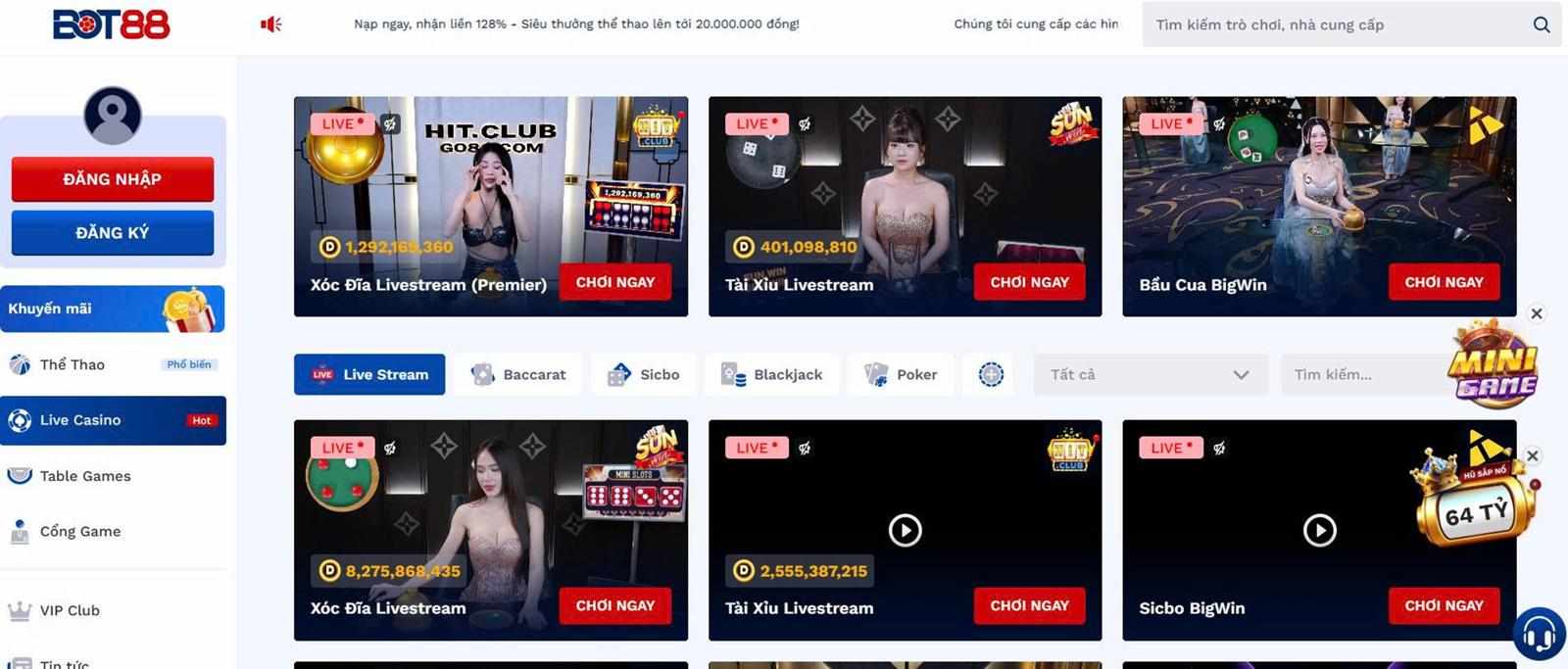 Casino Trực Tuyến Sự Lựa Chọn Hàng Đầu Cho Người Chơi Bot88