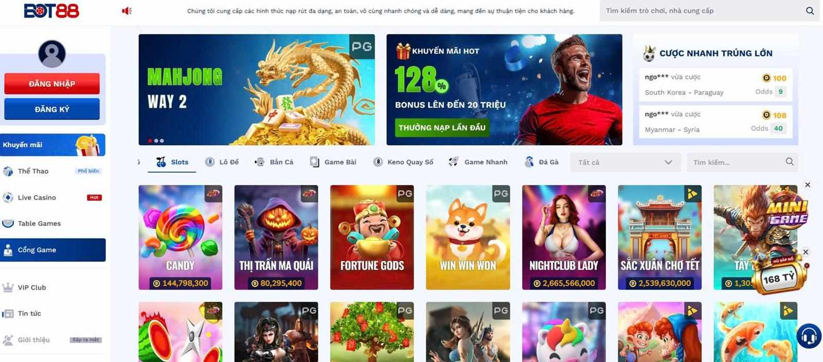 Trải Nghiệm Game Slot Đỉnh Cao Cùng Bot88