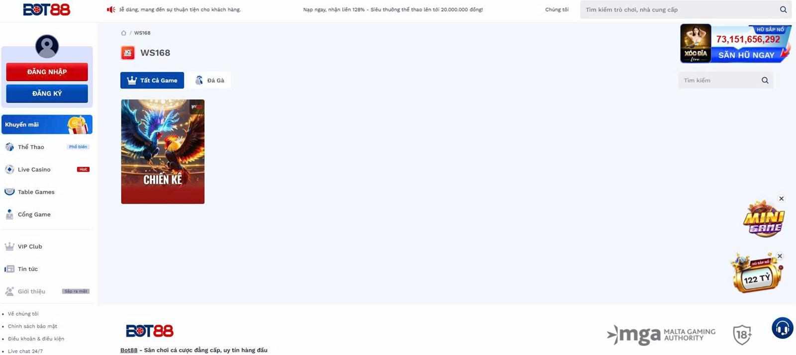 Khám phá hệ thống cá cược thể thao hấp dẫn tại WS168